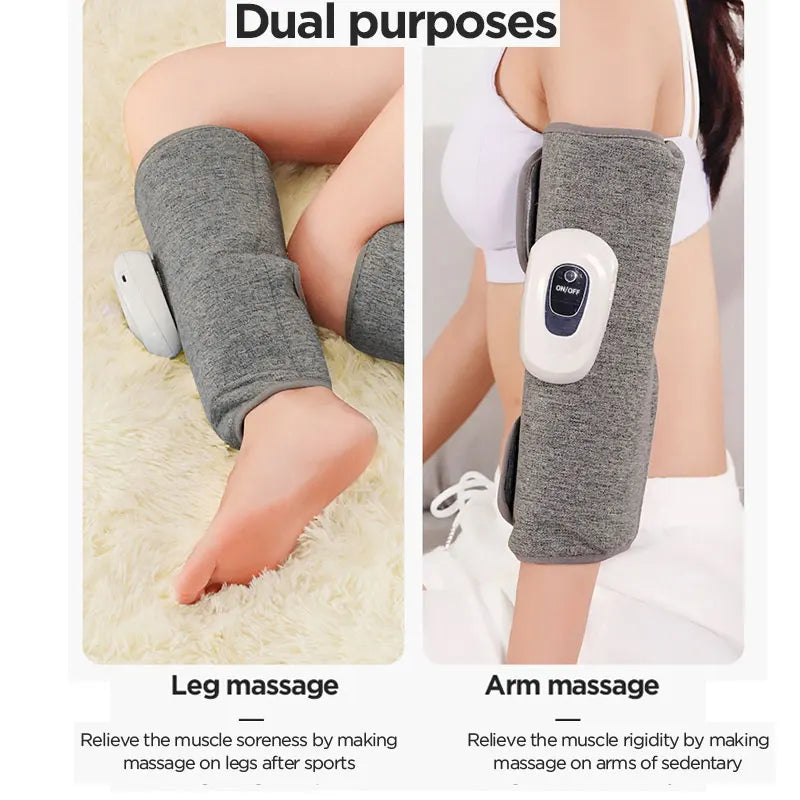 JianYouCare Portable Air Compression Leg Calf Massager Household Hot Compress Muscle Relaxation Promote Blood Circulation Relief