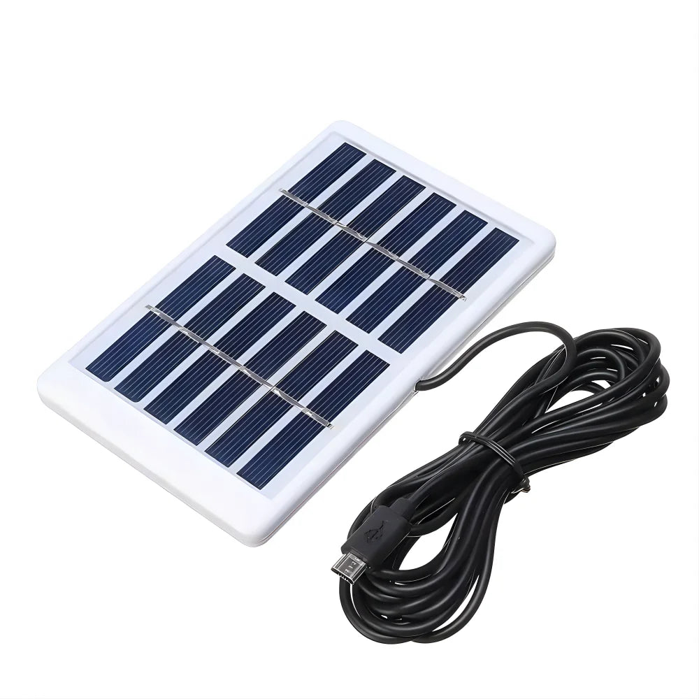 Solar Panel 1.2W 6V Mini USB Monocrystalline Solar Panel Power Module Charger Outdoor Polycrystalline DIY with 118.27 inch Cable