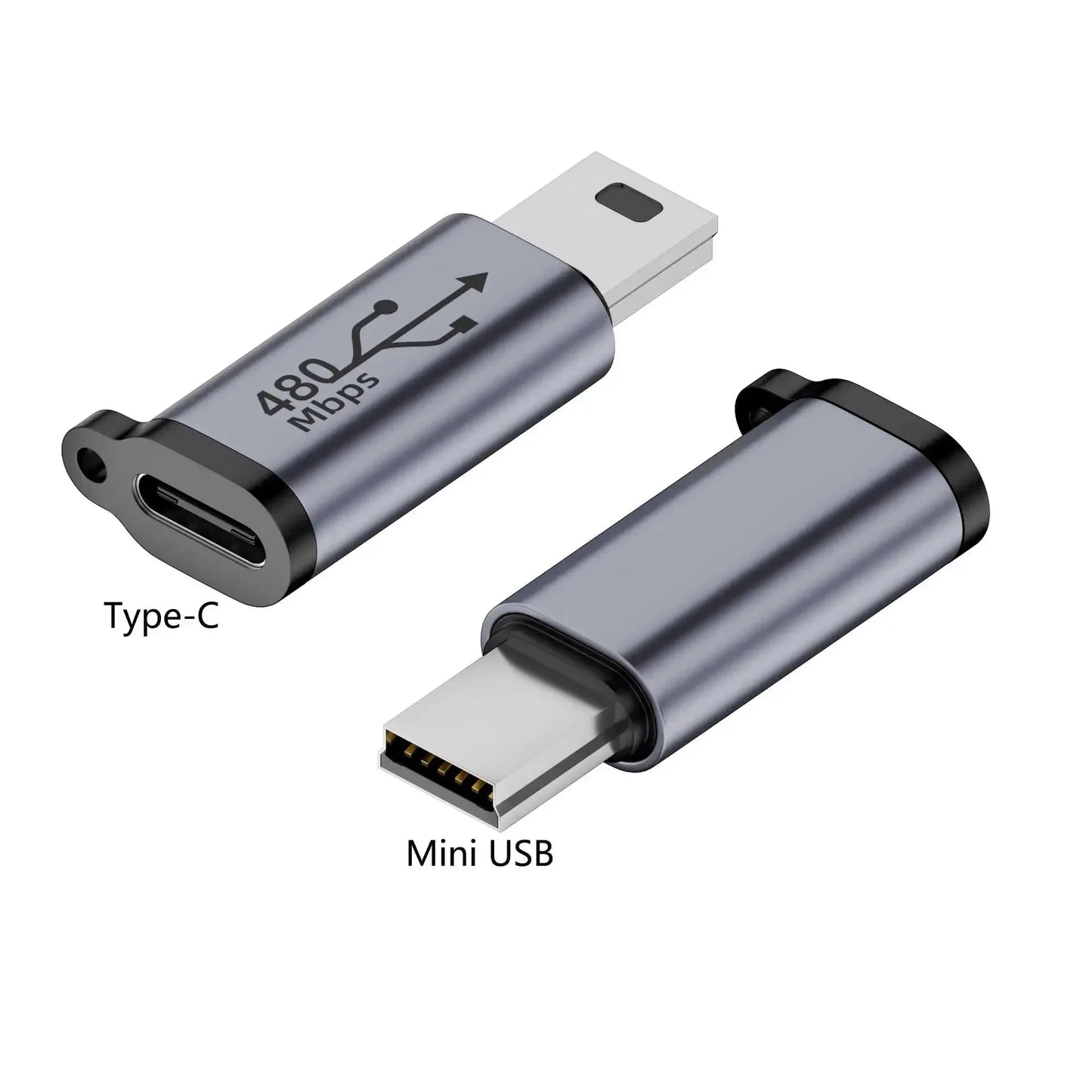 TypeC Female to Mini USB/Type C Female to Micro USB/Micro USB Female to Type C/Micro USB Female to Mini USB Connector Adapter