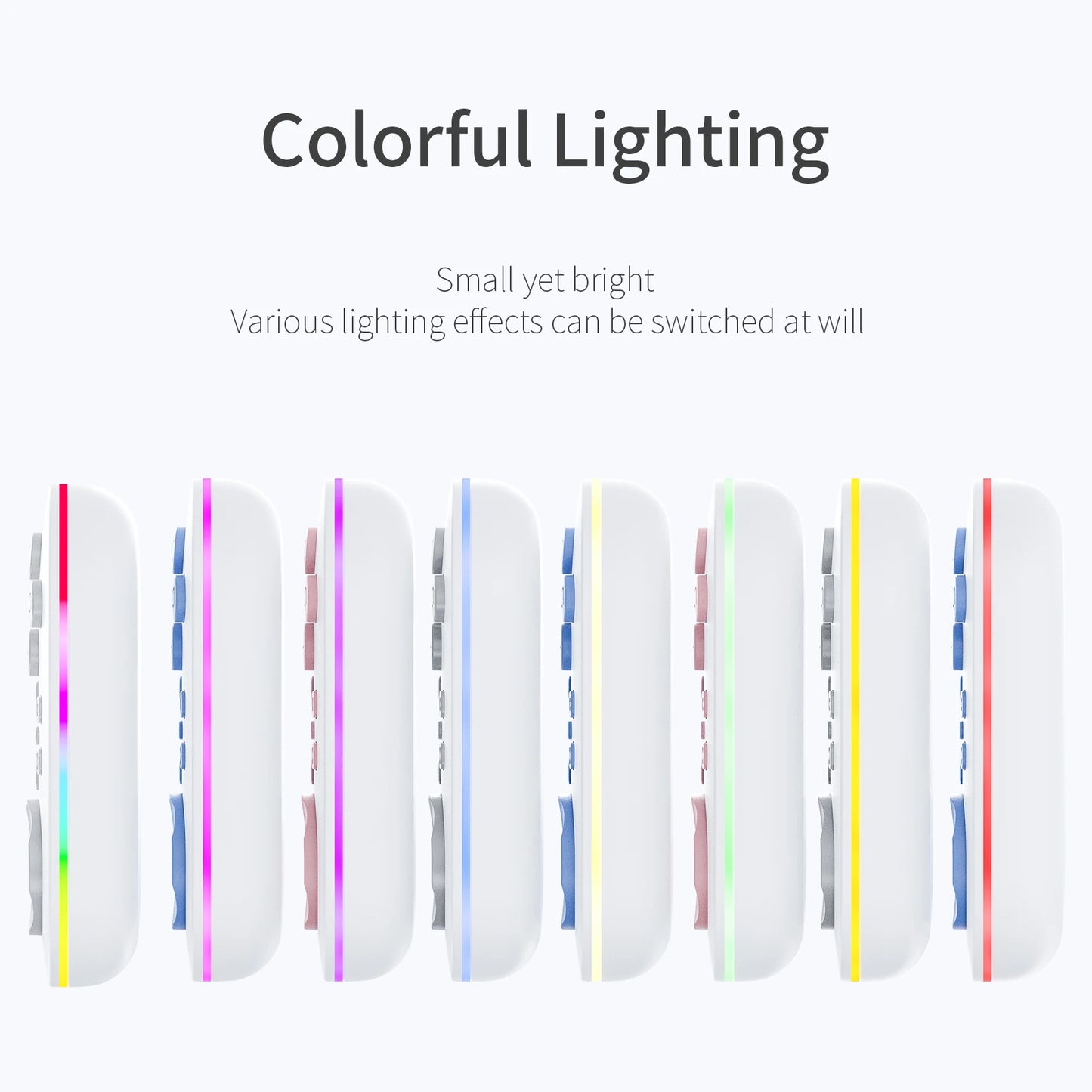 سلسلة مفاتيح LinYuvo Meteor Light بحجم صغير للتحكم اللاسلكي لـ Switch وLite وOLED والكمبيوتر الشخصي وAndroid وMacOS مع أضواء LED KS54