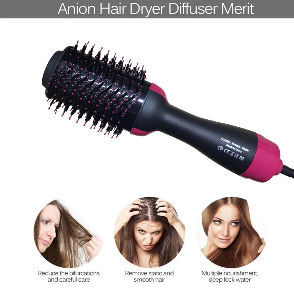 Heating Comb Straightener Hair Comb Hair Straightener Dryer and Straightening Brush Electric Comb Brush One Step Salon Hair