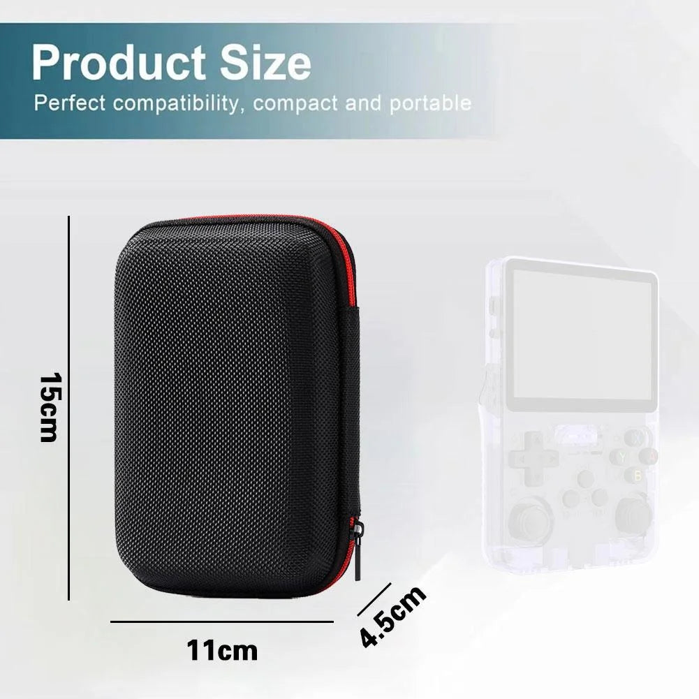 For R36S/R35S Game Console Storage Bag EVA Hard Portable Protective Case Scratch-resistant Anti-fall Protector Game Accessories