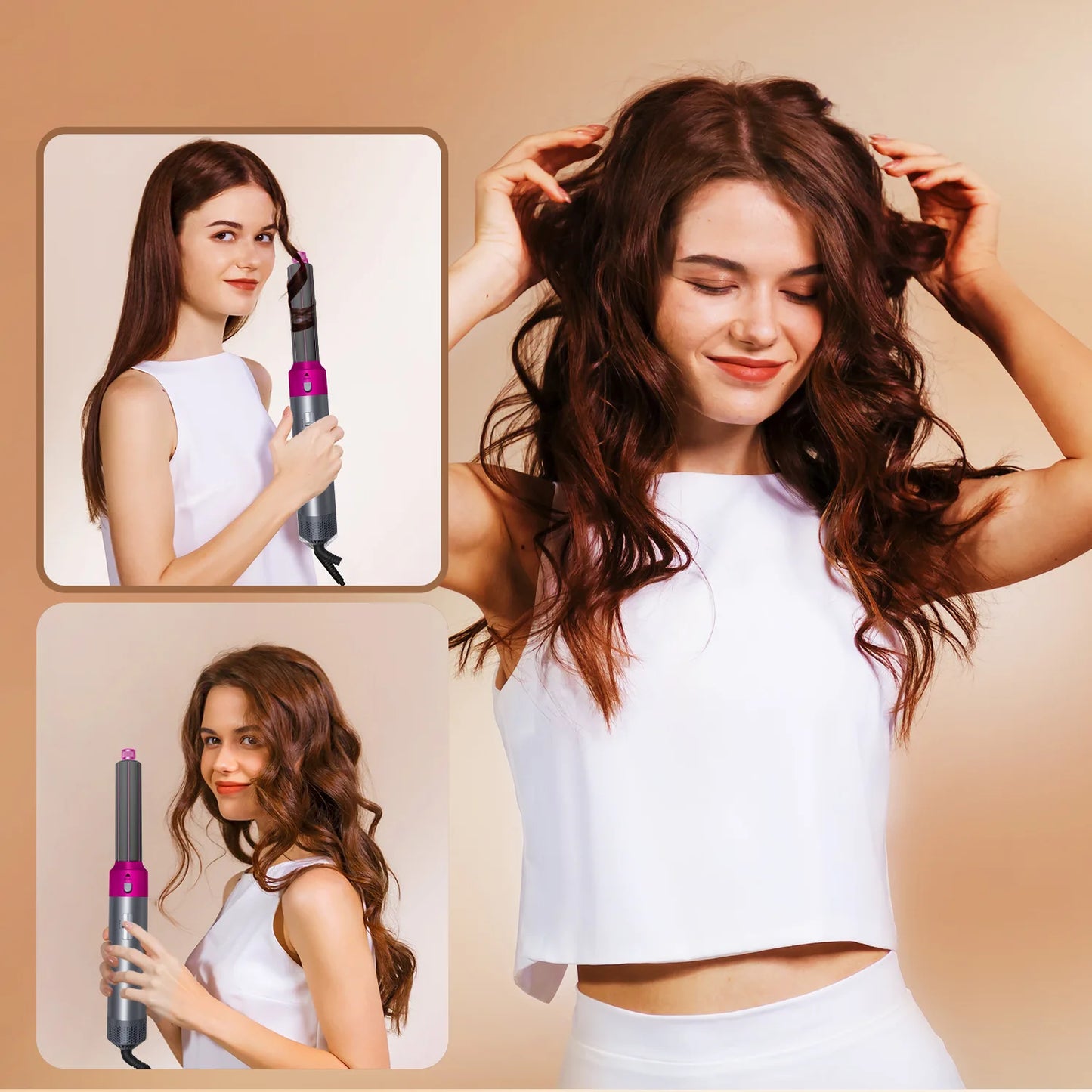 Xiaomi MIJIA 5 in 1 Hair Dryer Hot Comb Set Professional Curling Iron Hair Straightener Styling Tool For Airwrap Hair Dryer NEW