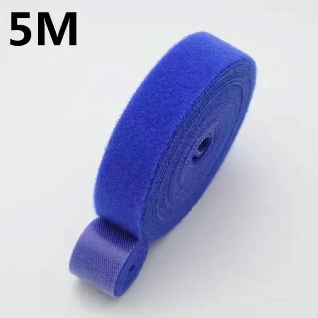 1/5M Cable Organizer Cable Management Wire Winder Tape Earphone Mouse Cord Management Ties Protector For iPhone Xiaomi Samsung