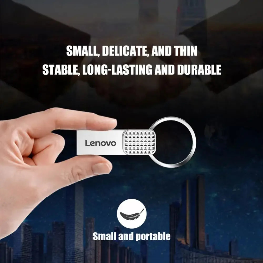 Lenovo USB 2TB 512GB USB Flash Drive Metal USB 3.0 Pen Drive Key 1TB Type C High Speed Pendrive 128gb Mini Flash Drive For Phone