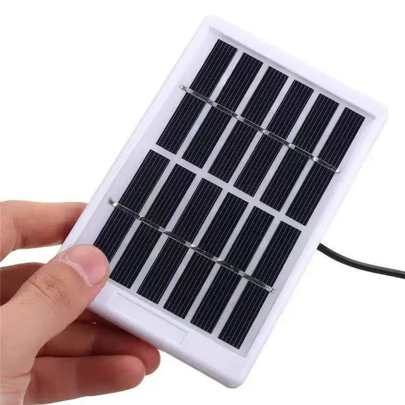 Solar Panel 1.2W 6V Mini USB Monocrystalline Solar Panel Power Module Charger Outdoor Polycrystalline DIY with 118.27 inch Cable