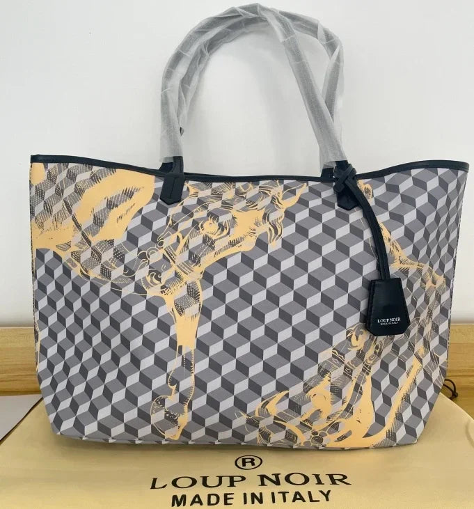 LOUP NOIR New Tote Bag for Women Famous Brands Bag Casual Totes Large Capacity noir bag Shoulder Women Bags High Quality