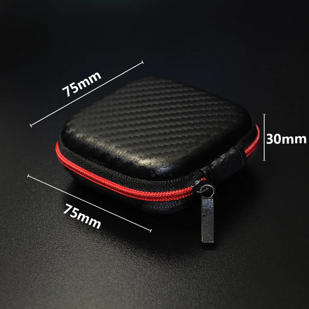 KZ Earphone Storage Bag Square Headset Box Indoor Outdoor Travelling Earphones Storaging Case Accessories with Zipper