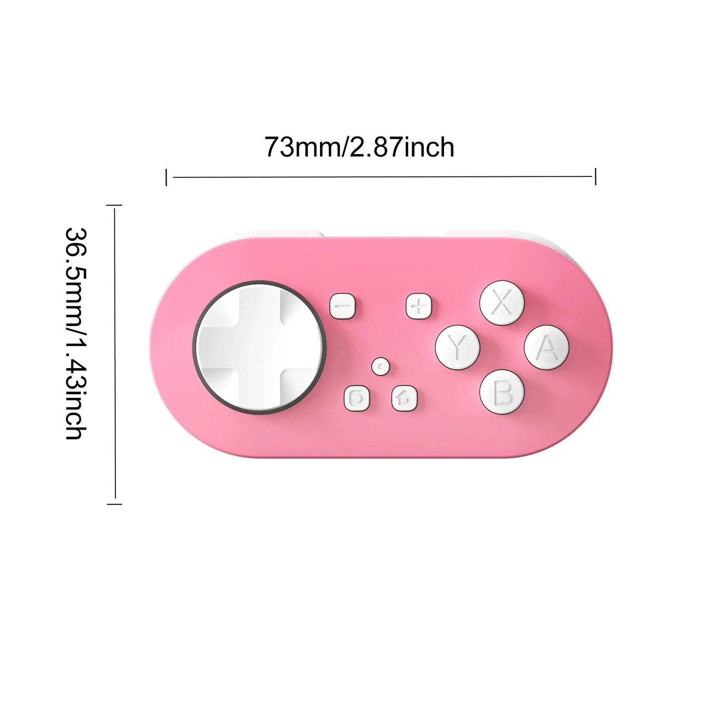 LinYuvo Meteor Light Key Chain Sized Mini Wireless Controller for Switch&Lite&OLED, PC, Android &MacOS with LED Lights KS54