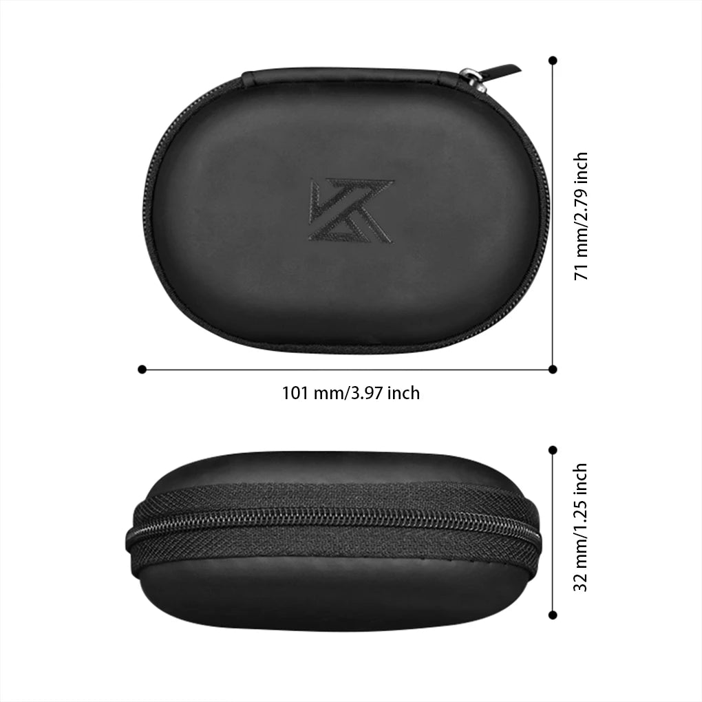 KZ Earphone Storage Bag Square Headset Box Indoor Outdoor Travelling Earphones Storaging Case Accessories with Zipper