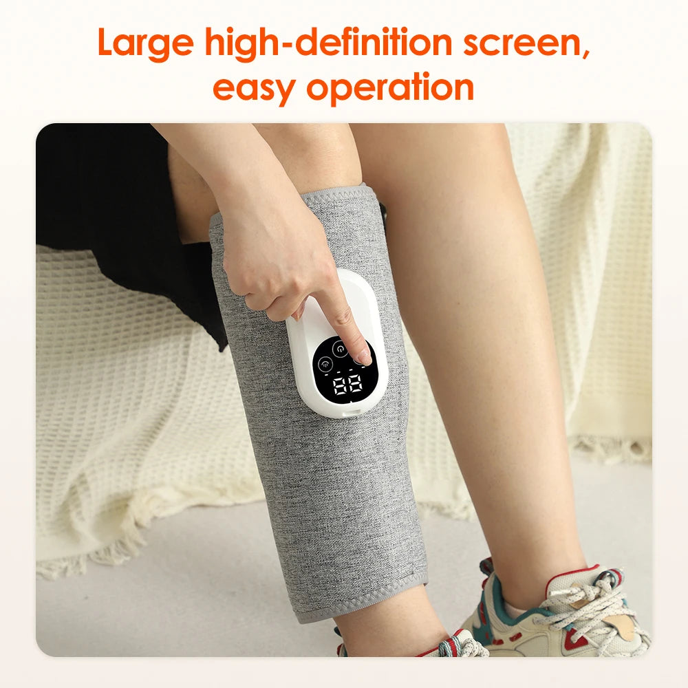 JianYouCare Portable Air Compression Leg Calf Massager Household Hot Compress Muscle Relaxation Promote Blood Circulation Relief