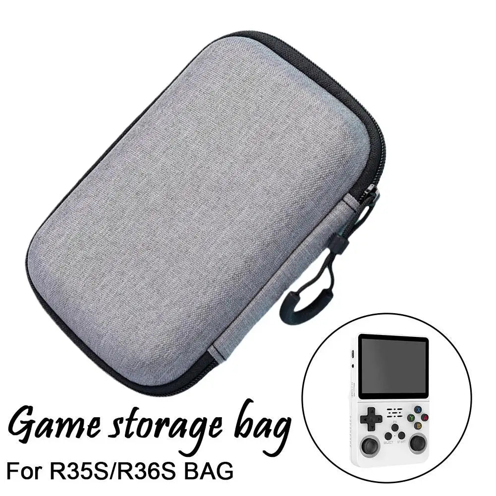 For R36S/R35S Game Console Storage Bag EVA Hard Portable Protective Case Scratch-resistant Anti-fall Protector Game Accessories