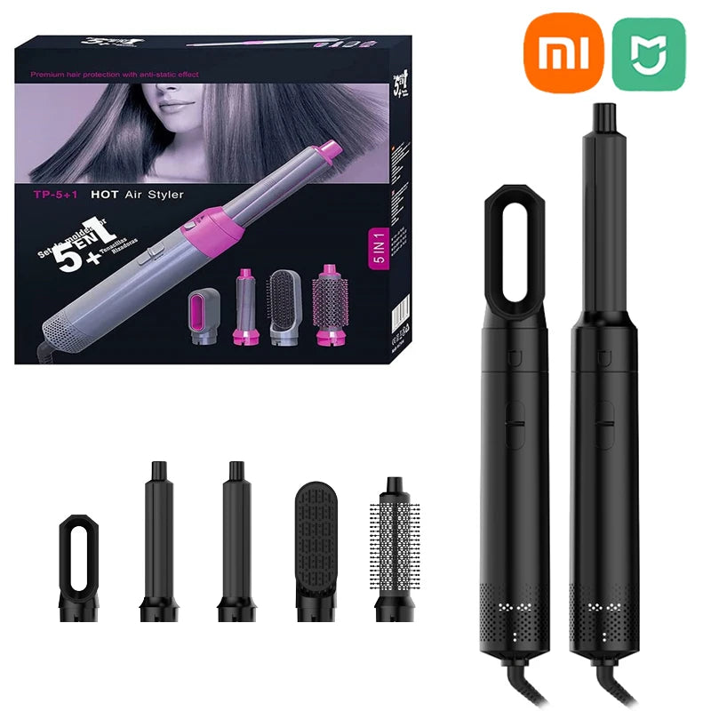 Xiaomi MIJIA 5 in 1 Hair Dryer Hot Comb Set Professional Curling Iron Hair Straightener Styling Tool For Airwrap Hair Dryer NEW